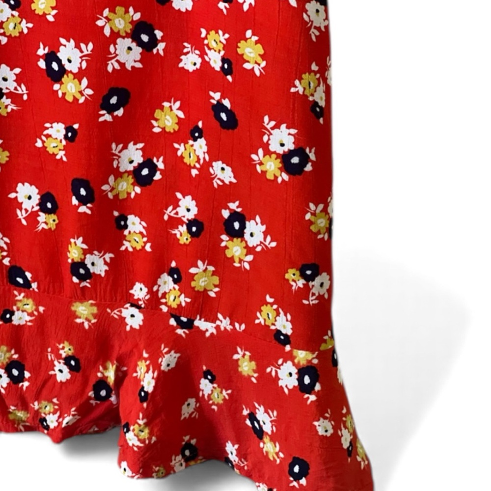 Faithfull The Brand Daphne Floral Short Sleeve Mini Dress - Picture 10 of 16